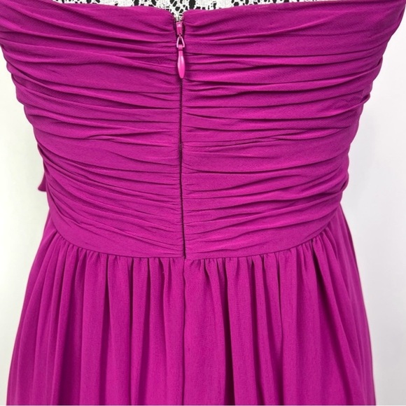 Lauren Ralph Lauren Halter Bow Dress in berry - Size: 4 - Picture 11 of 15